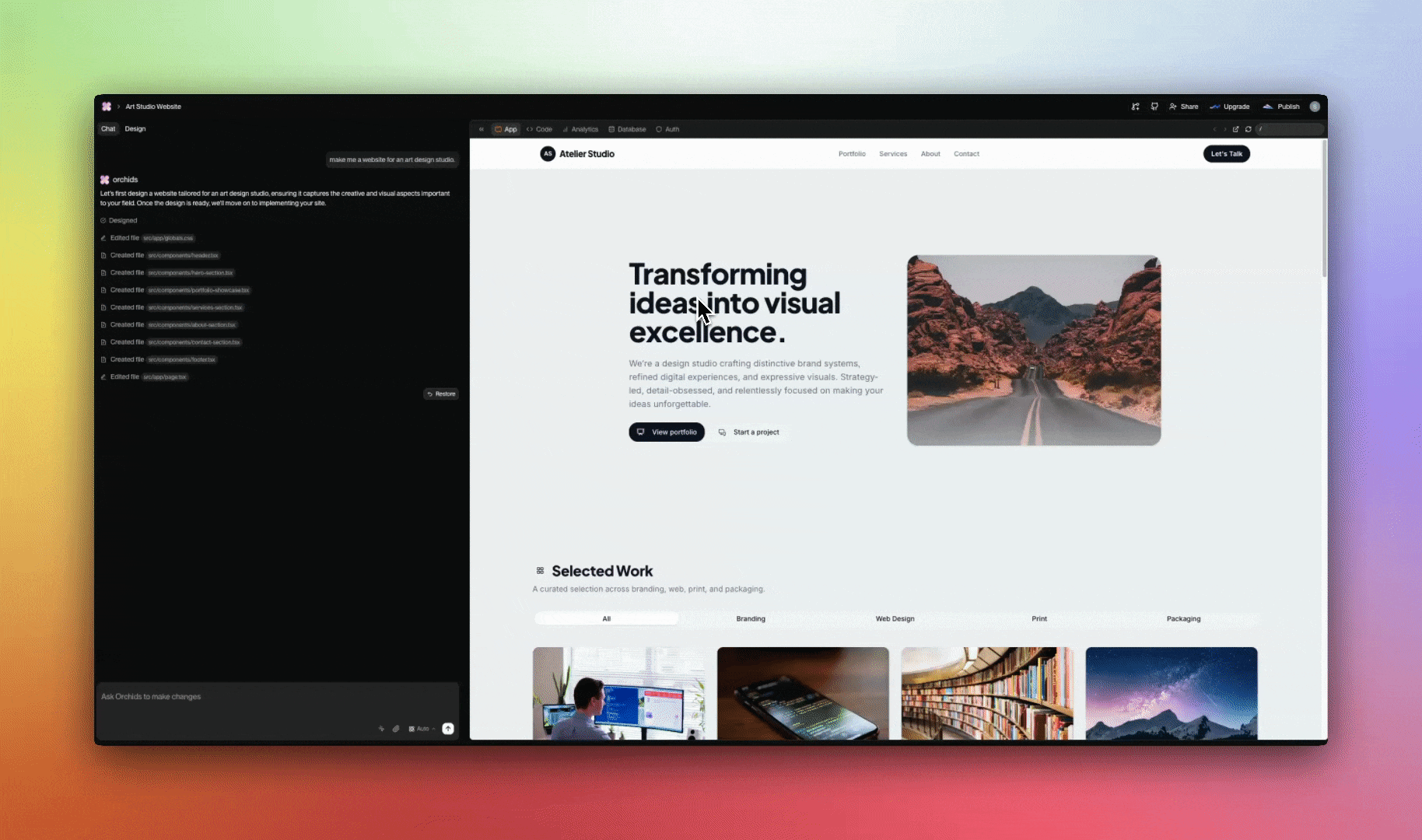 Animation showing coding mode in action