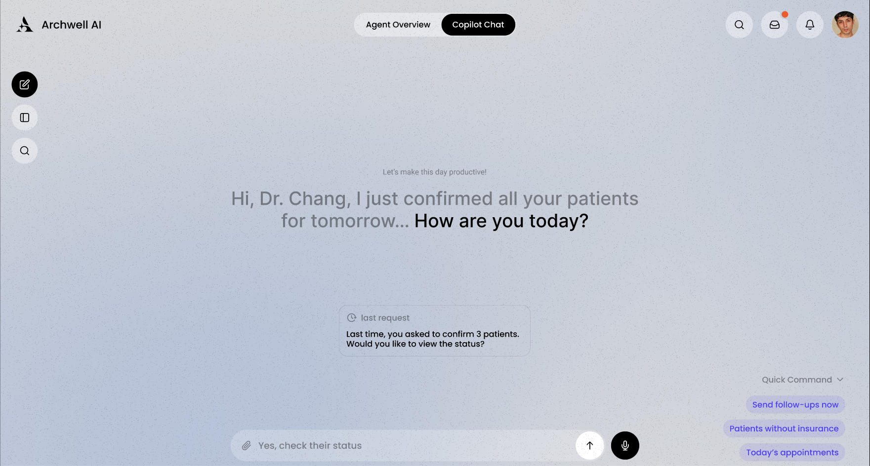 Cingulum AI chatbot interface for dental practices