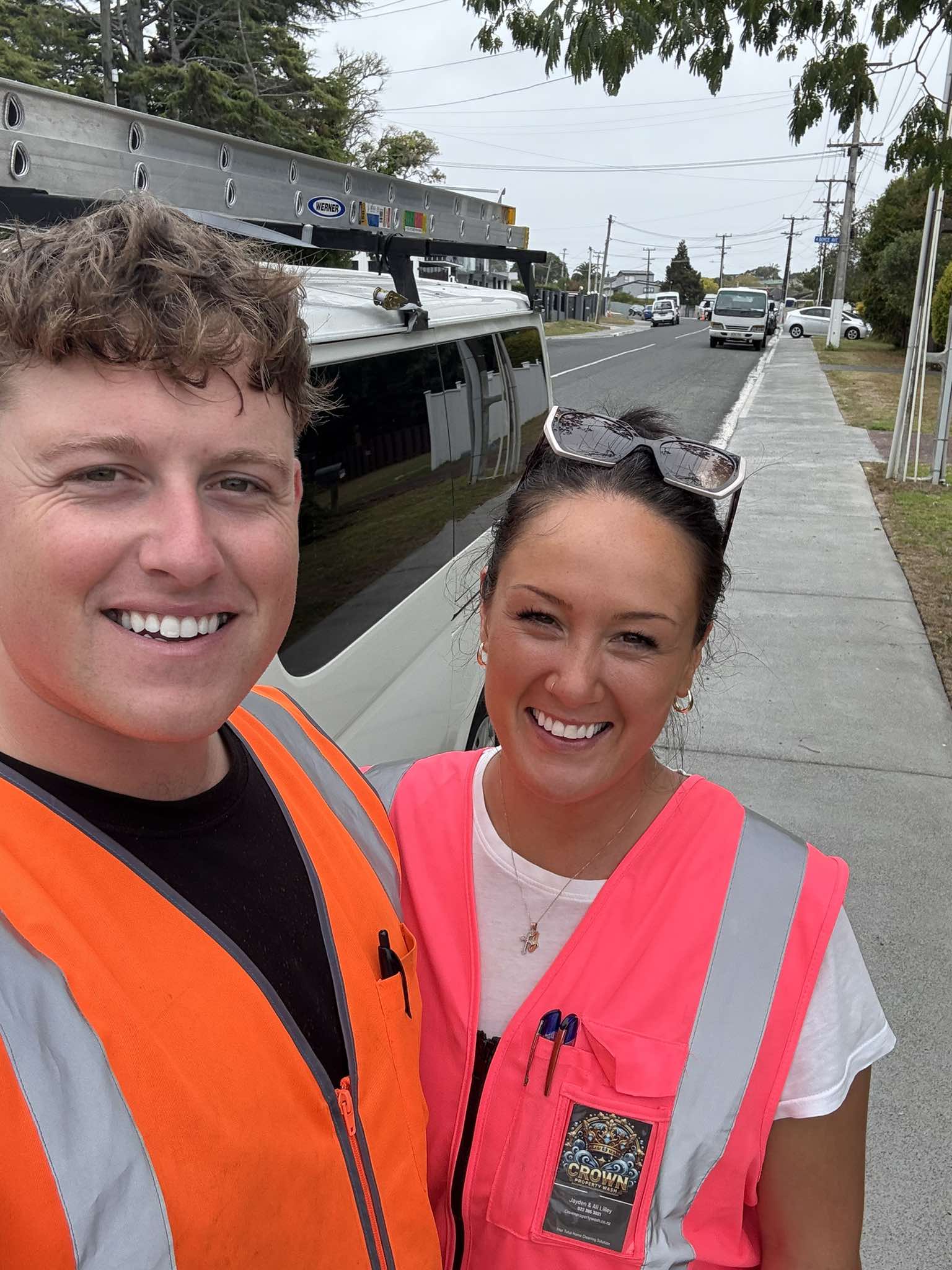 Jayden and Ali - Owners of Crown Property Wash