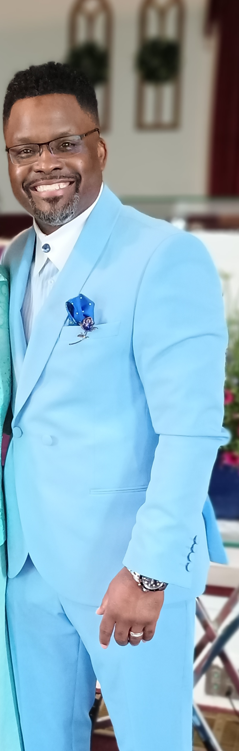 Sky Blue Classic Suit