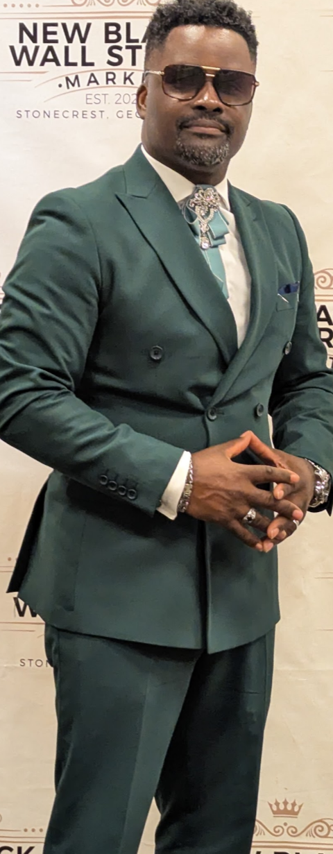Emerald Double‑Breasted Suit