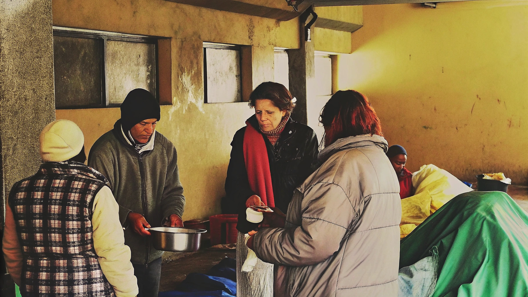 Serving warm meals