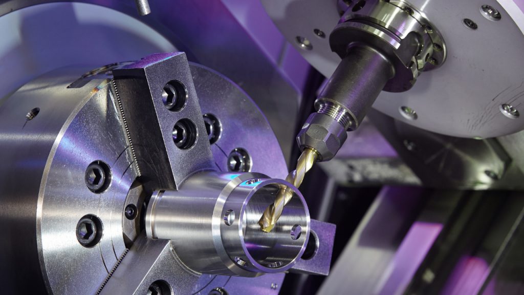 CNC machining background