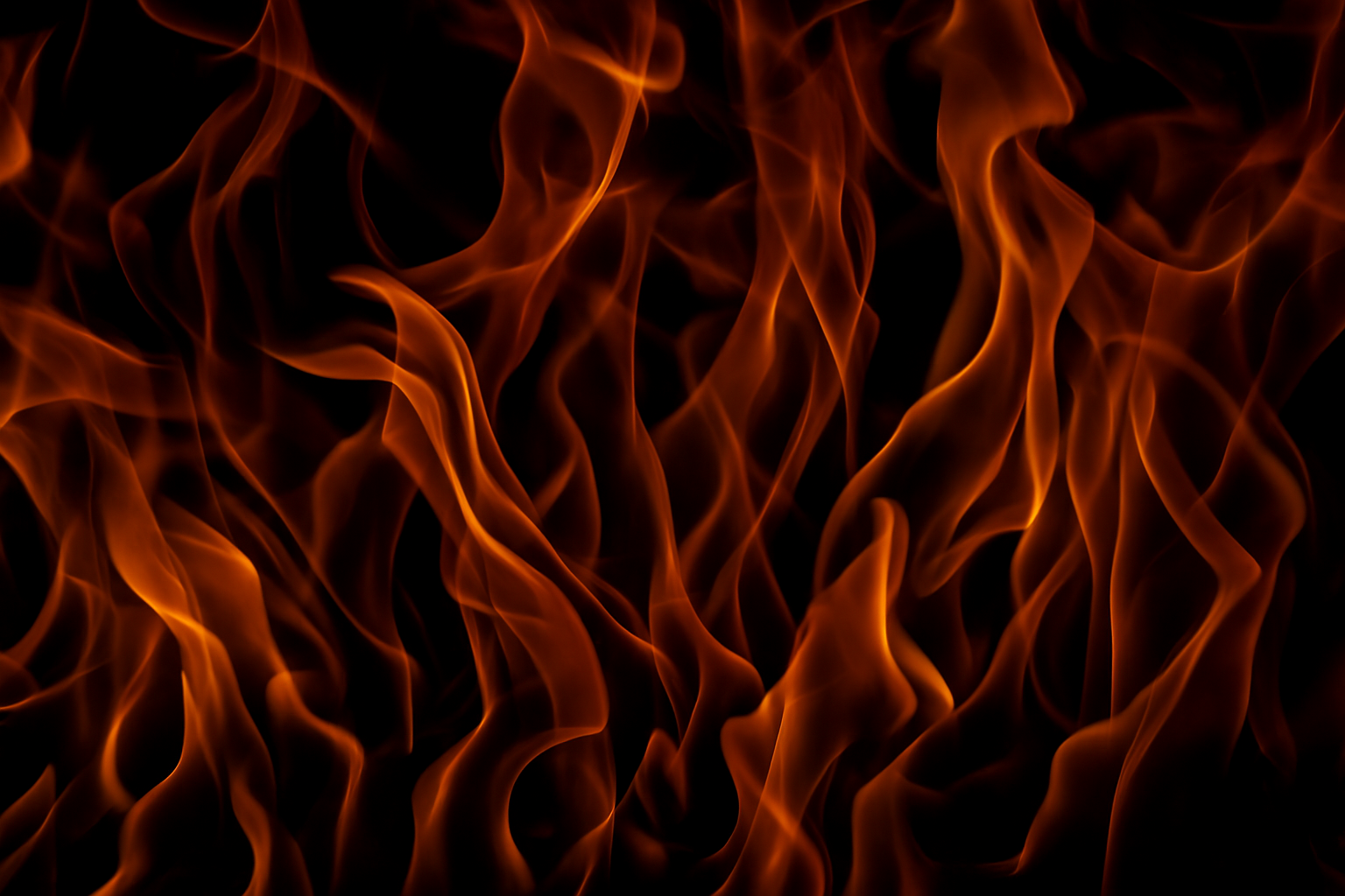 Decorative flames divider