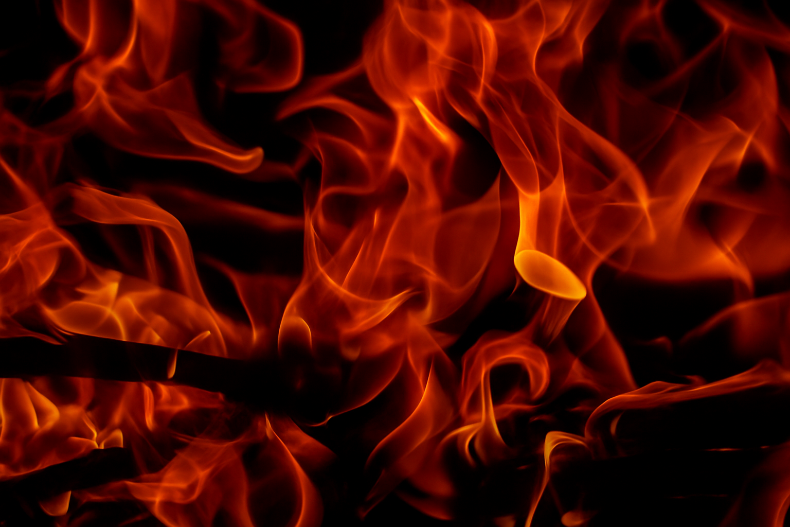 Raging flames backdrop