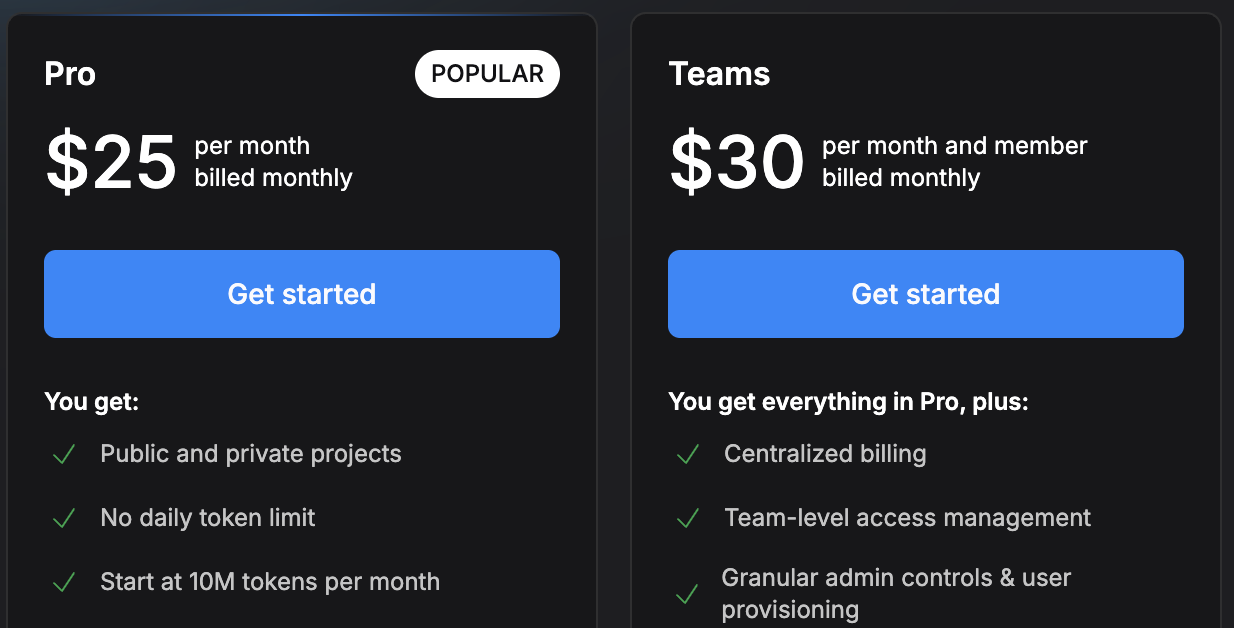 Flexible Pricing Control