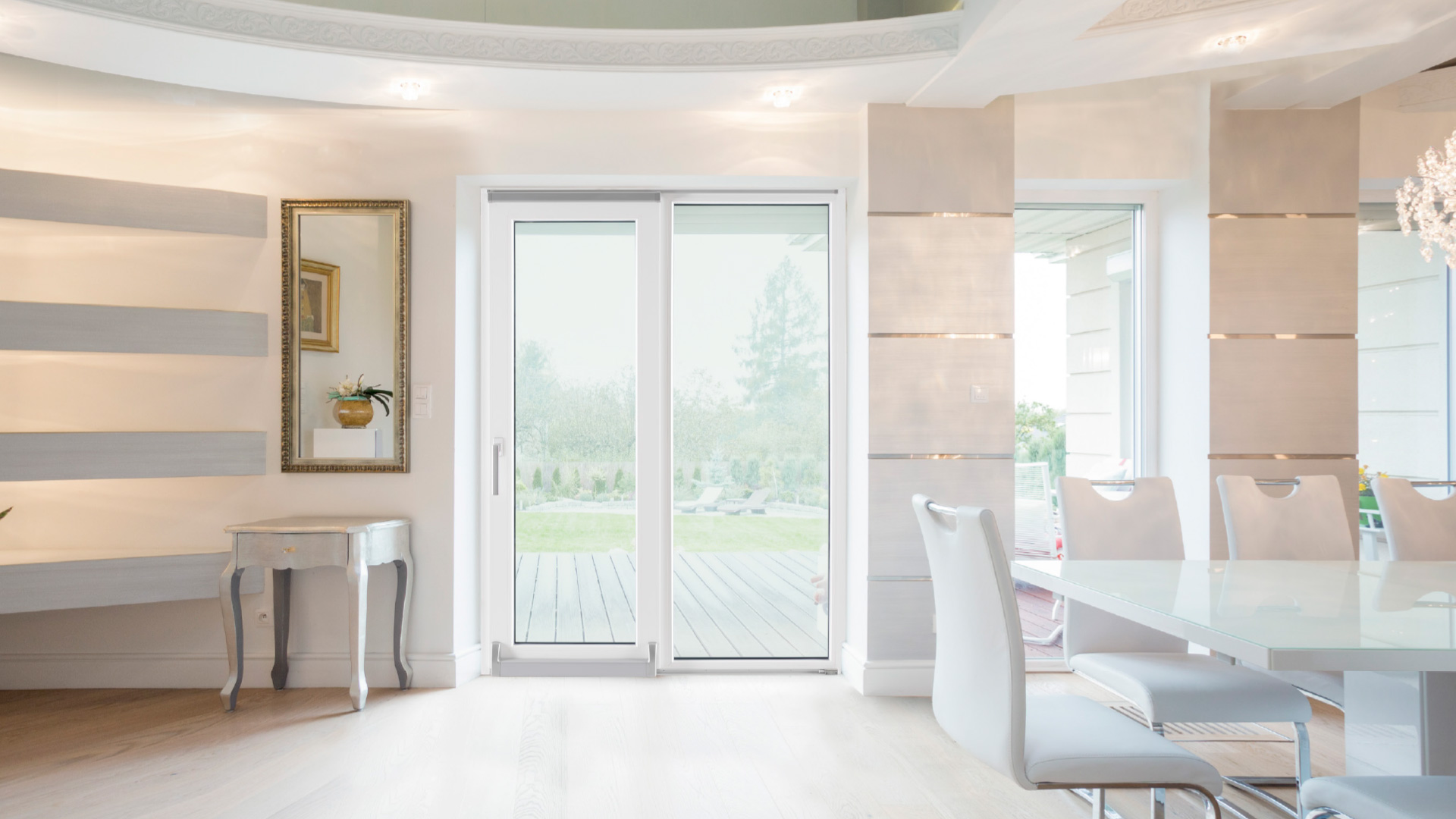 Scorrevoli complanari in PVC