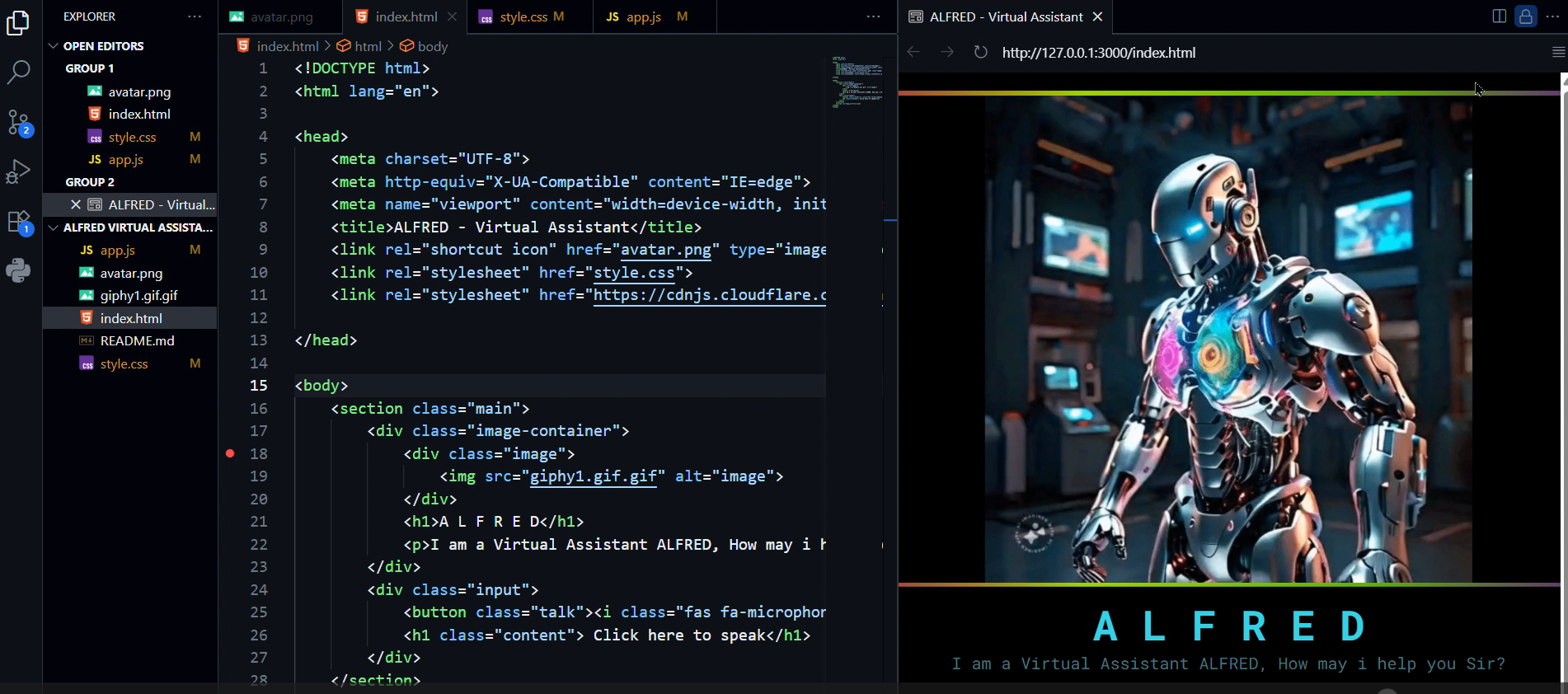 ALFRED Virtual Assistant