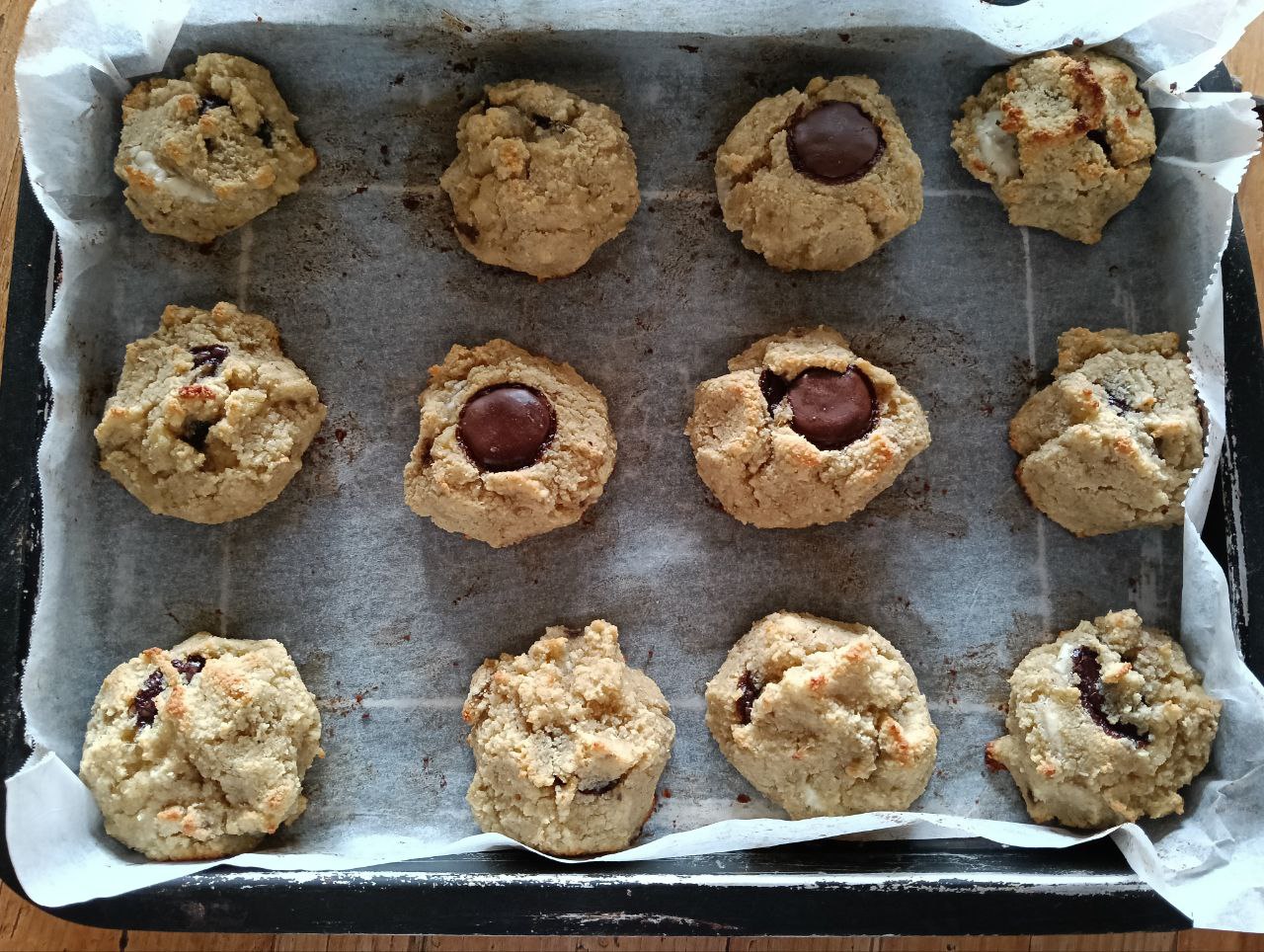 Janice's Banana Scones with Chocolate Lava