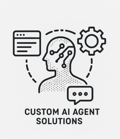 Custom AI agent icon