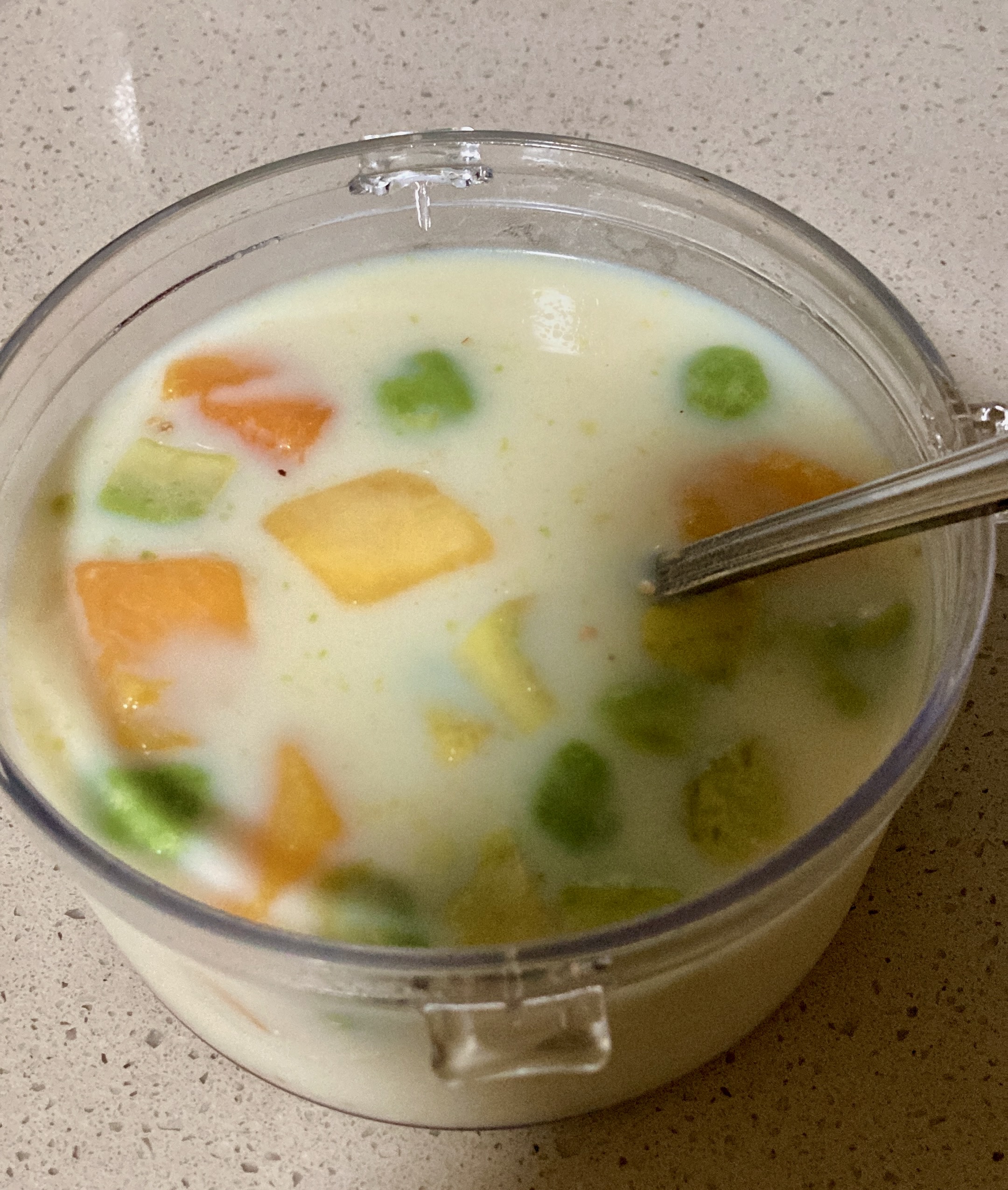 Mango Avocado Chocolate Overnight Oats