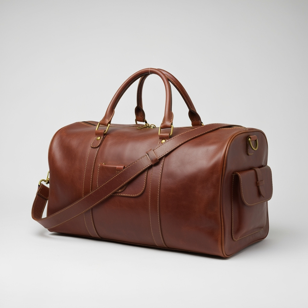 Large Duffle Bag Brown