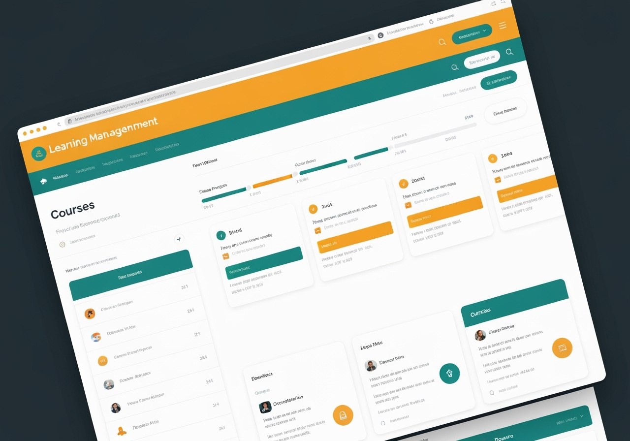 Learning Management System project screenshot