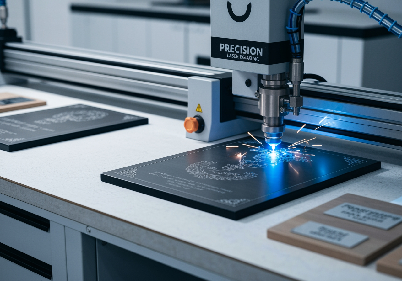 Precision laser engraving