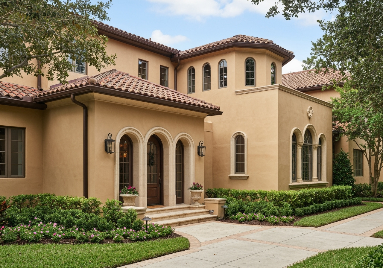 Beautiful home addition exterior in Winter Park FL