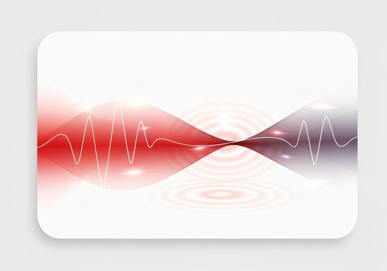 Abstract visualization of silent stress signals