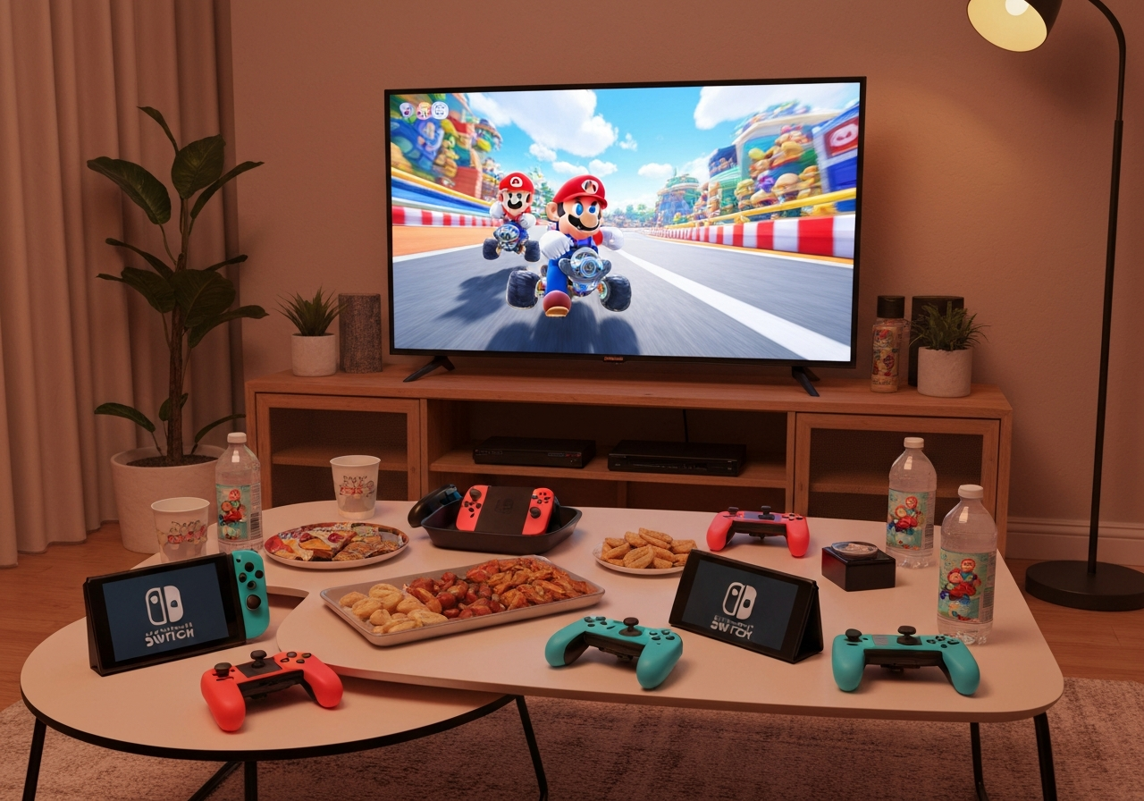Mario Kart game night