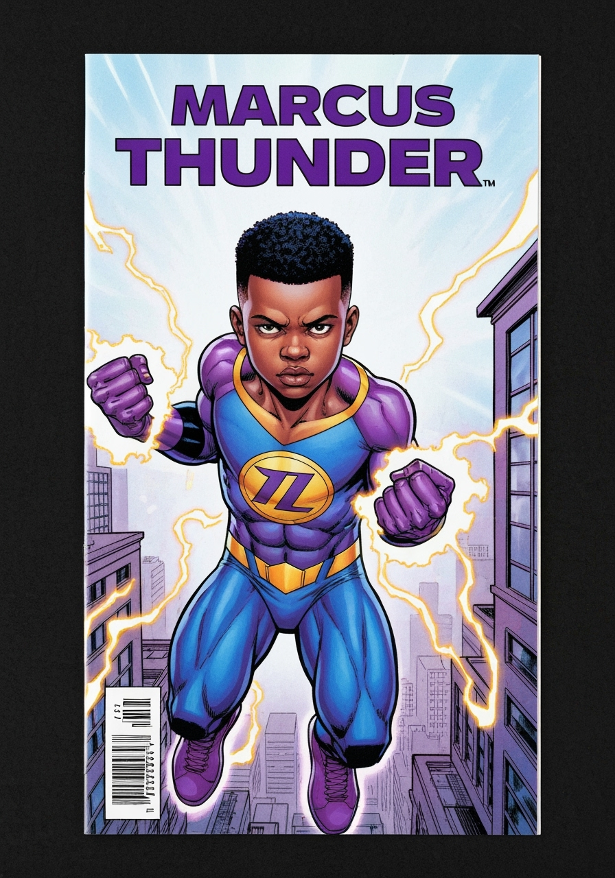 Marcus Thunder comic book
