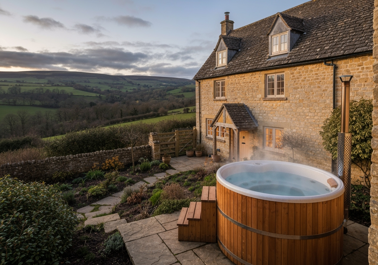 Luxury Cotswolds cottage with hot tub