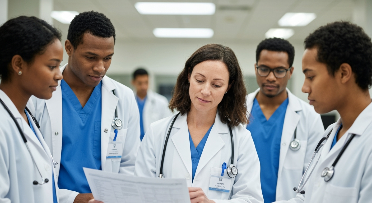 Professional medical team demonstrating reliability and trust