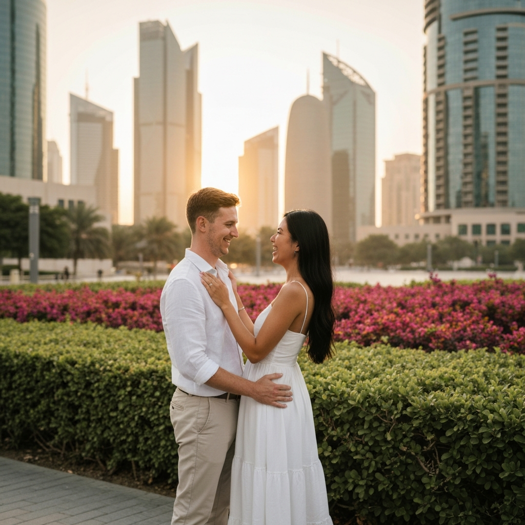 Outdoor portrait session