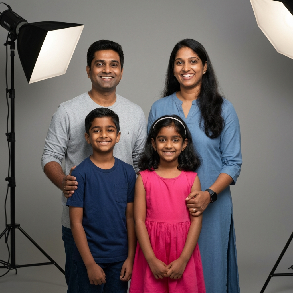 Family indoor shoot