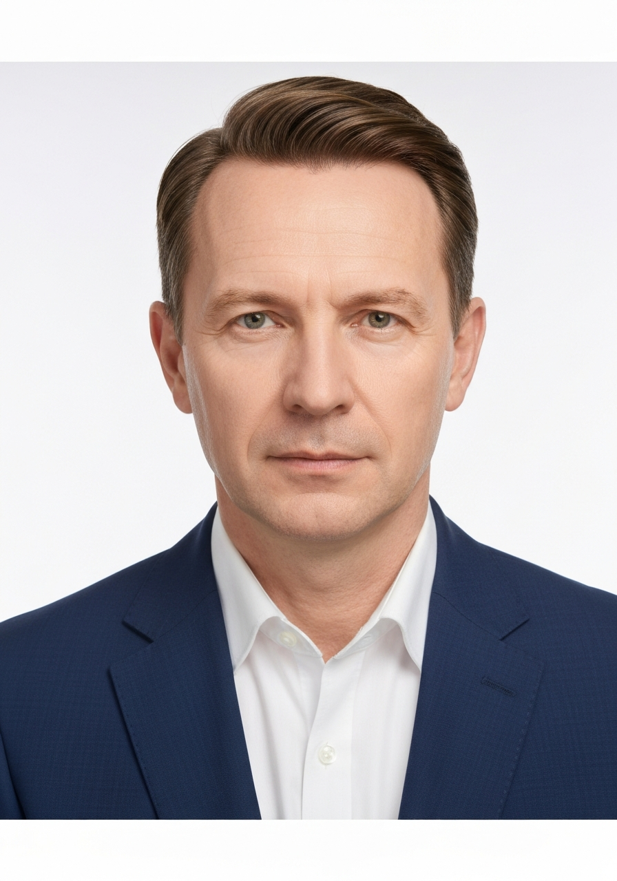 Passport-size photo example