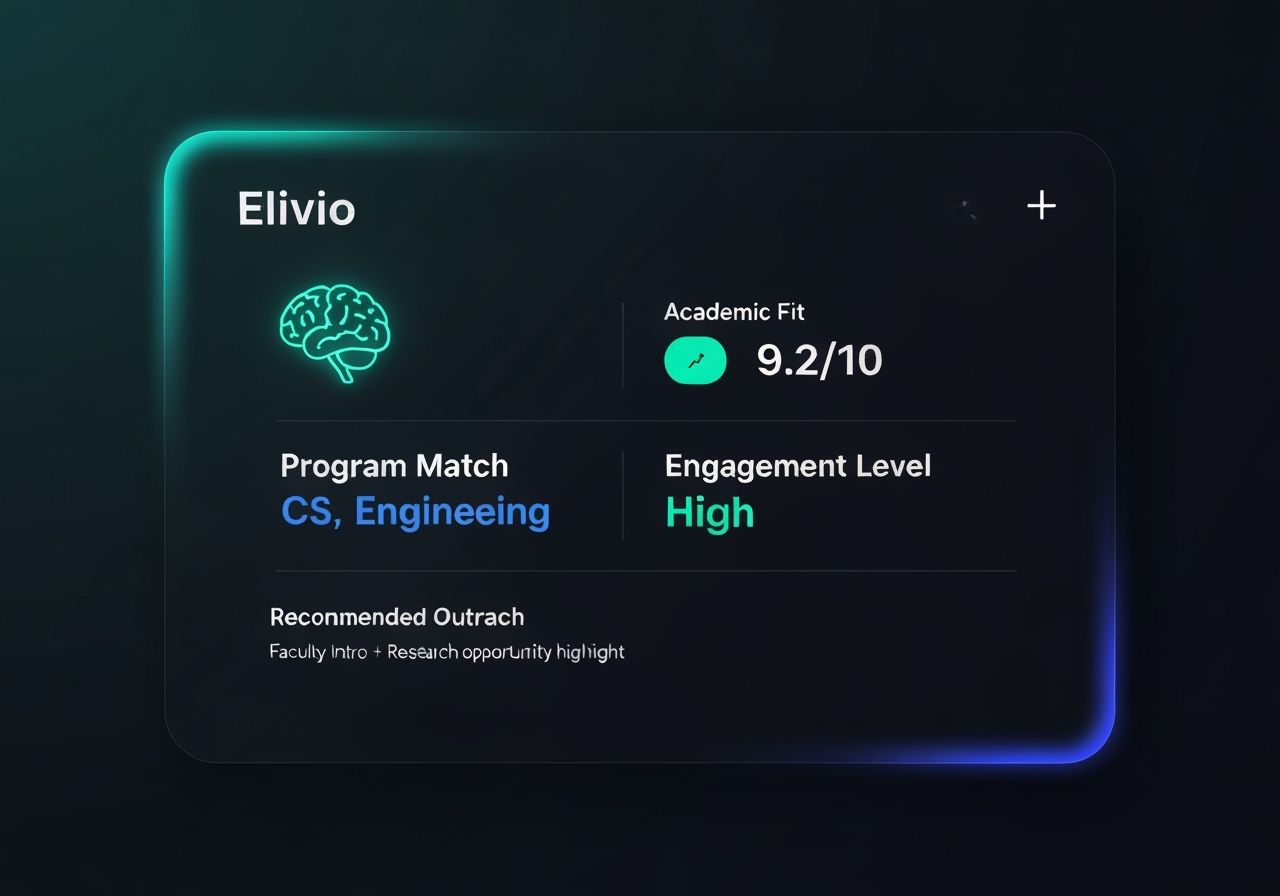 Elivio AI-Powered Student Analysis Dashboard