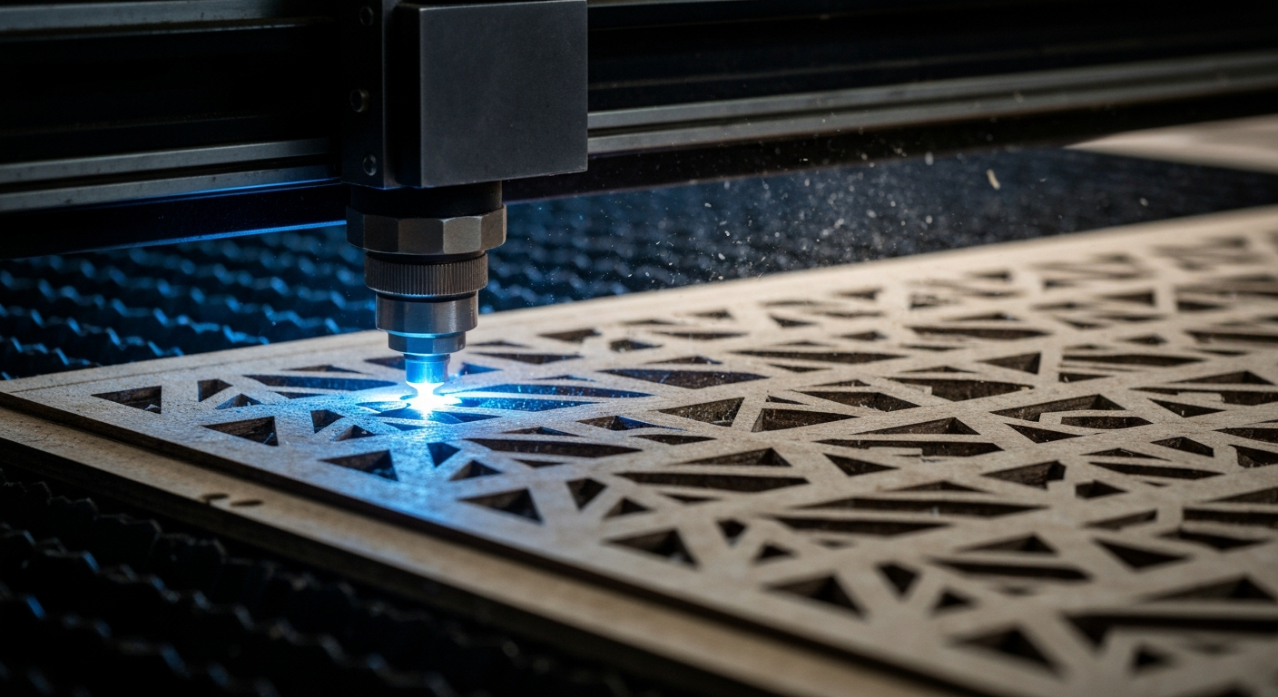 MDF et découpe laser : L'alliance de la précision et du design