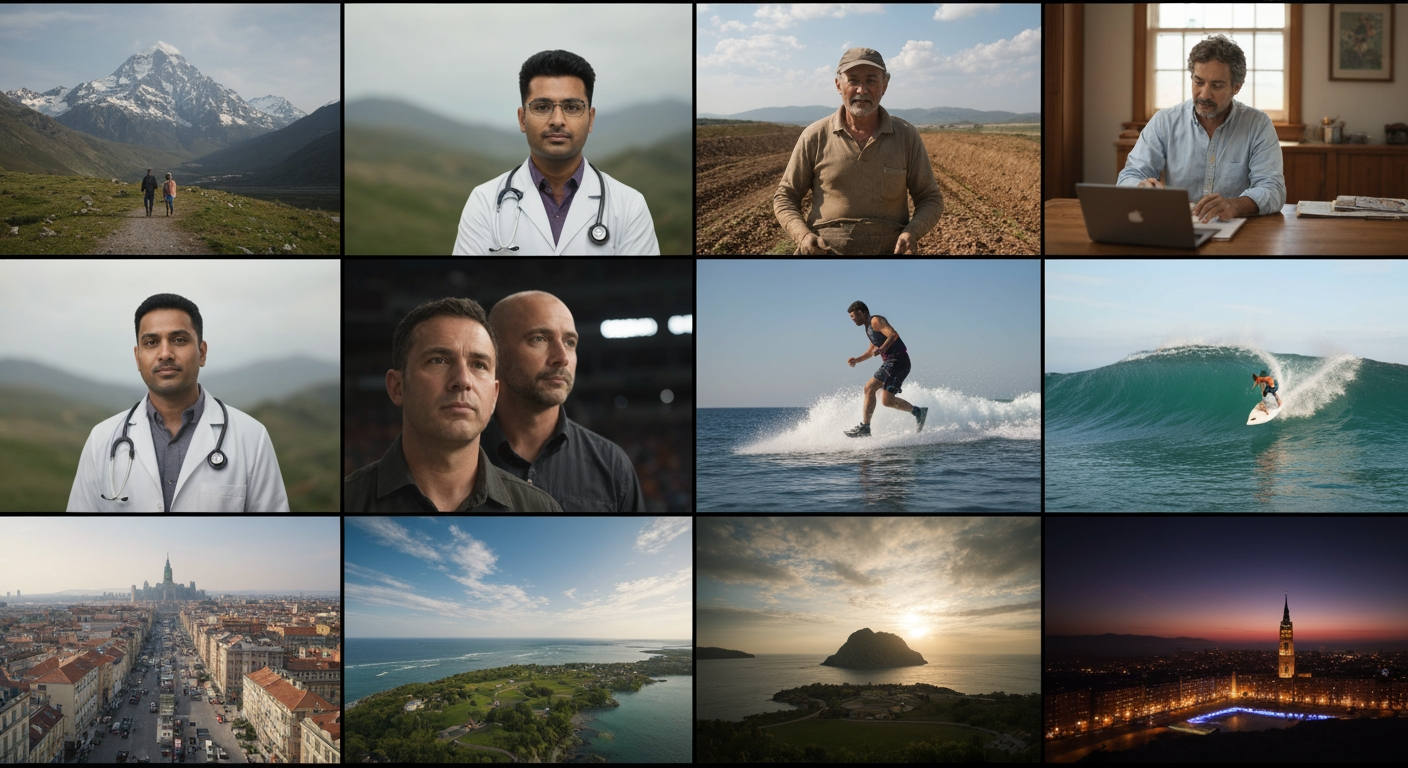 High-quality frames extracted from videos