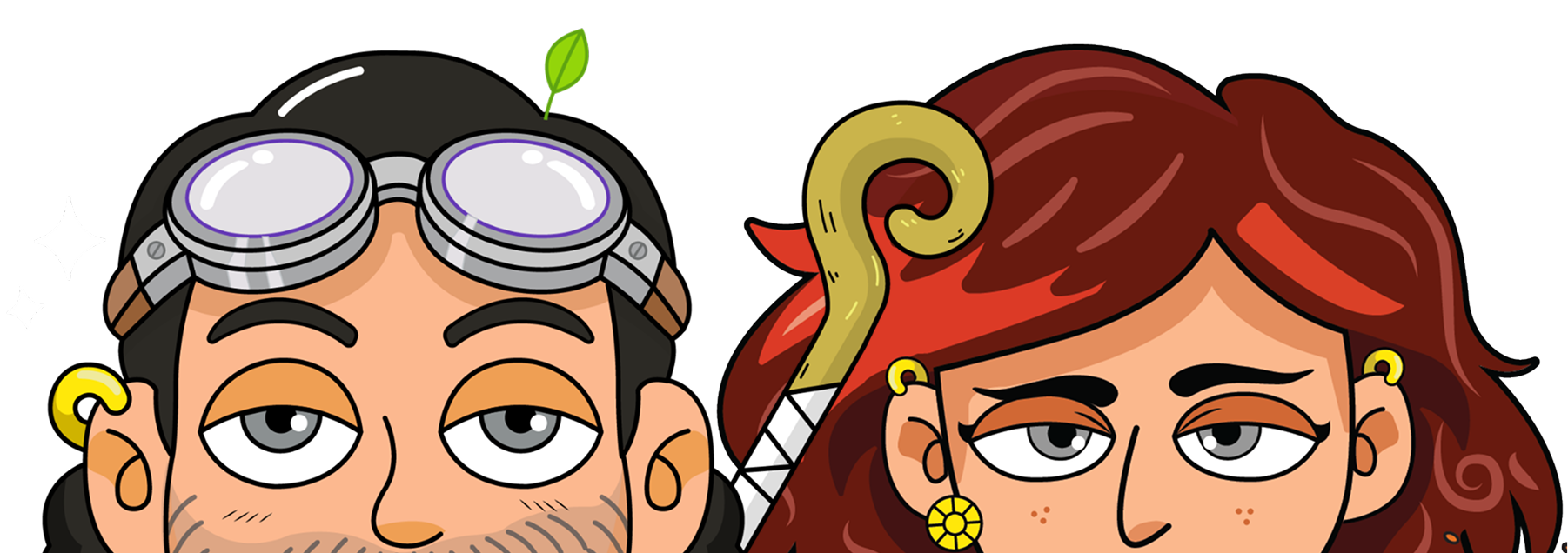 Purple Pandaa creative illustration