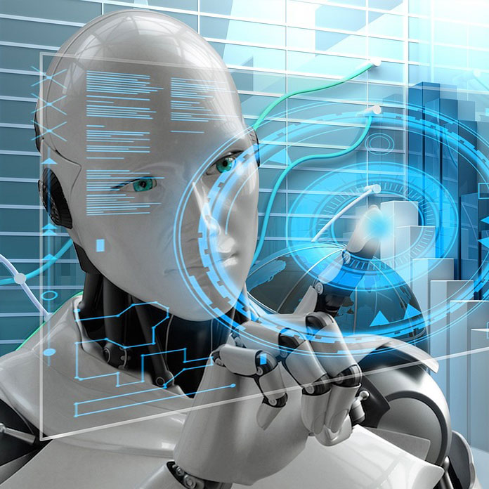 Futuristic Robot Mosaic