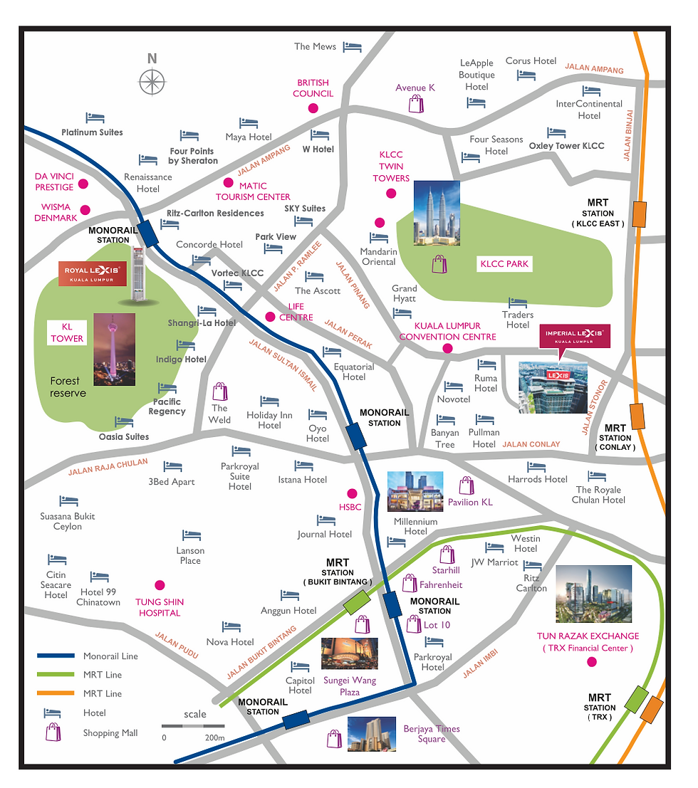 Royal Lexis Location Map