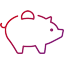 Piggy bank icon