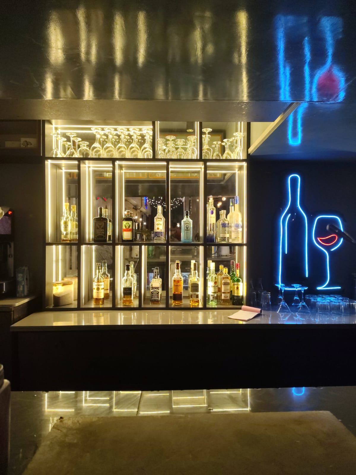 Bar area