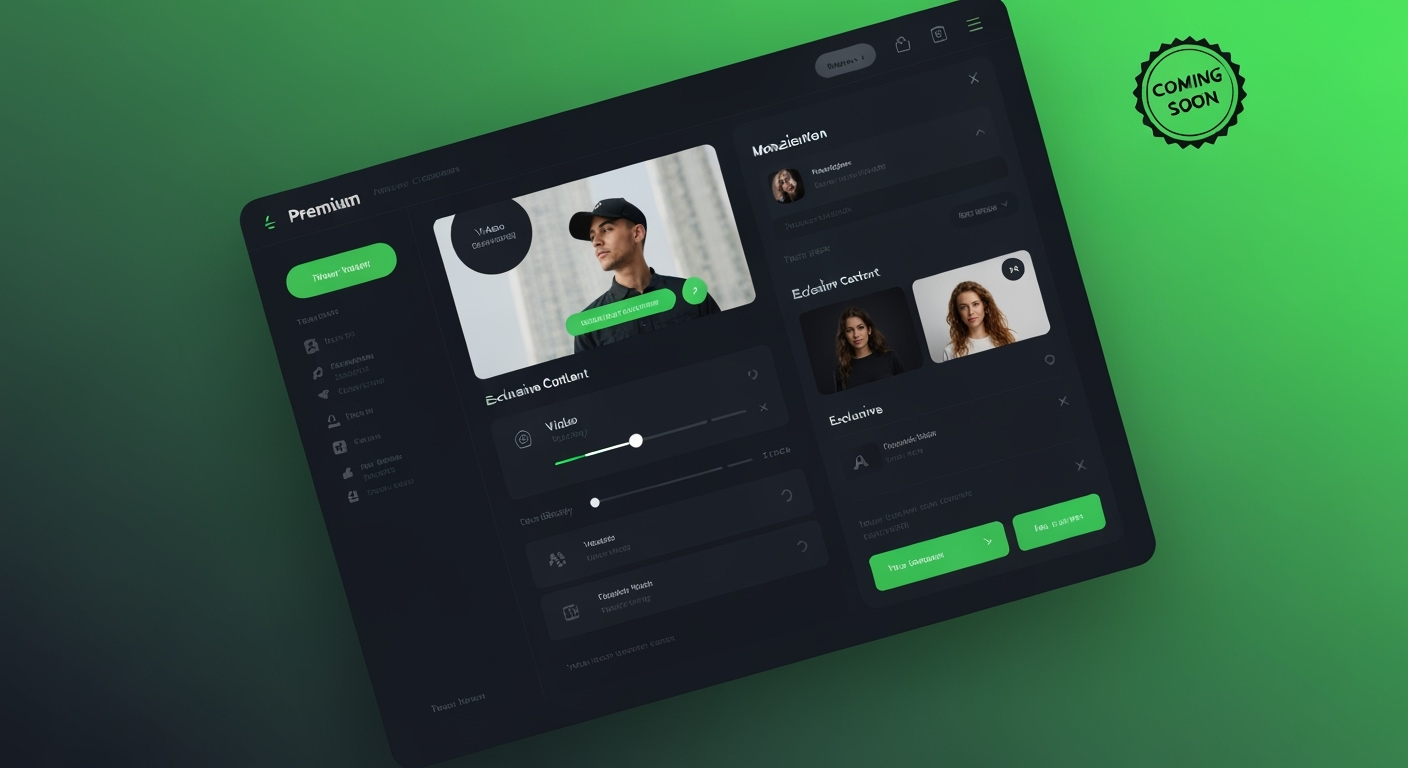 Premium Content Creation Interface