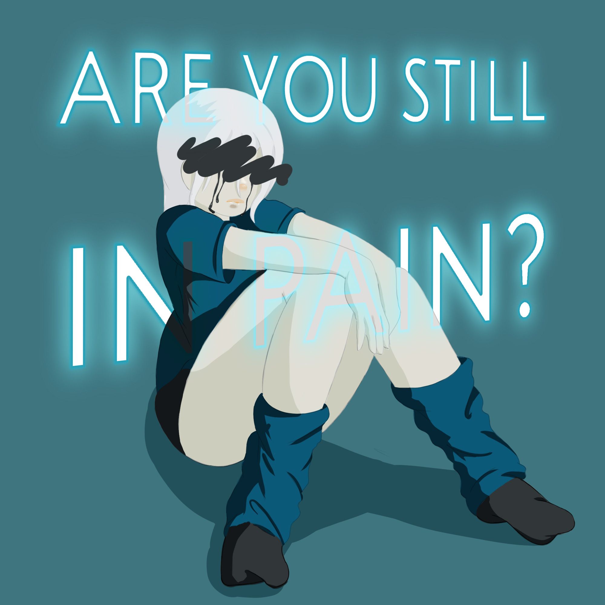 Still in Pain — Typographic Illustration