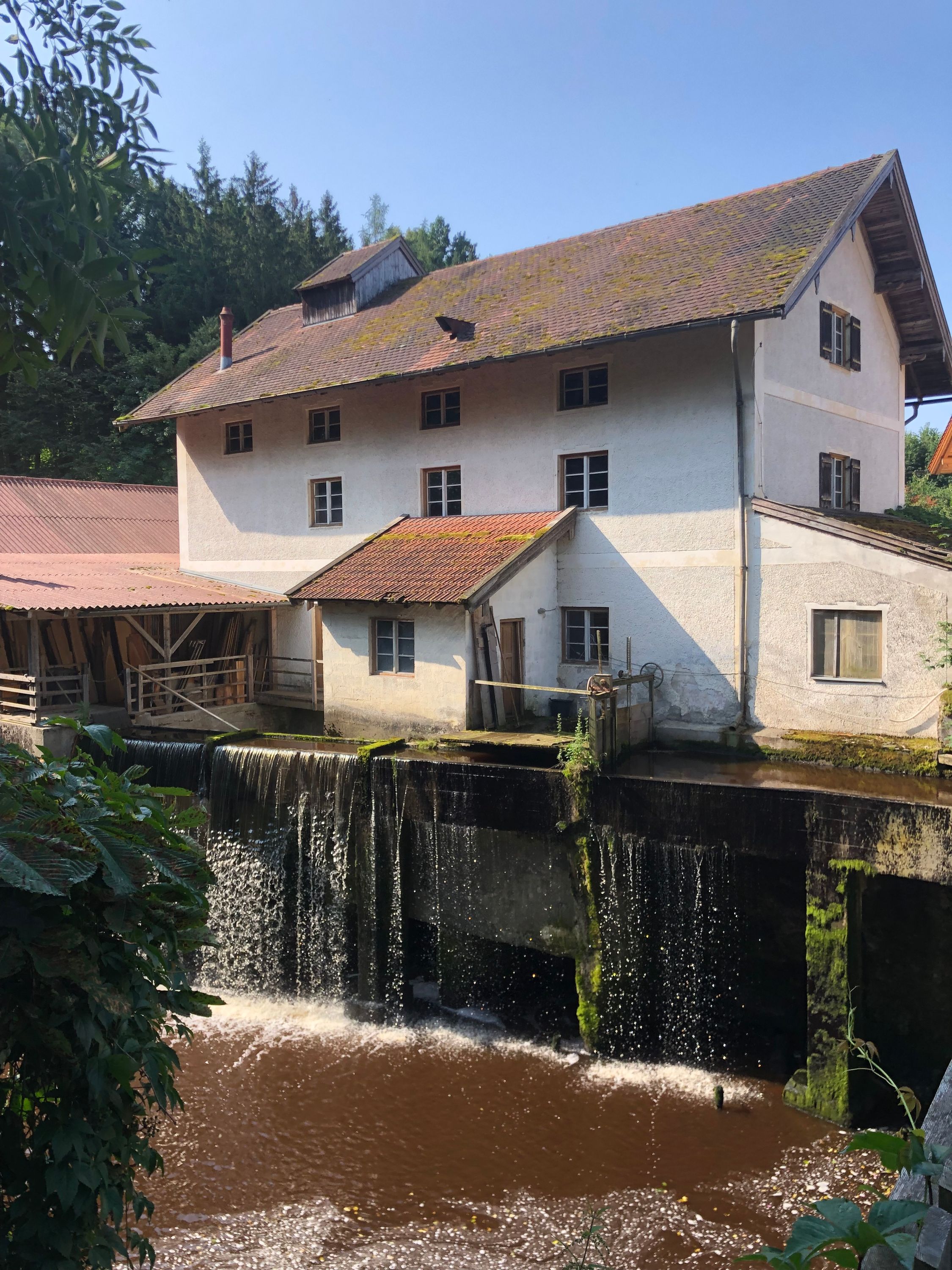 Historic water-powered saw mill