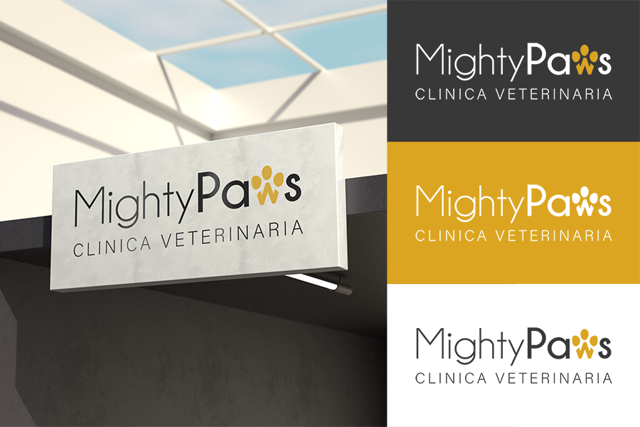 MightyPaws — Veterinary Clinic Identity