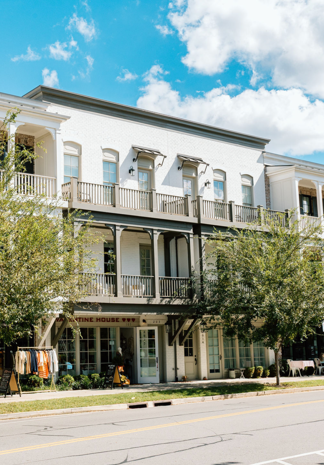 Modern mixed-use real estate development showcasing living, working, and shopping spaces