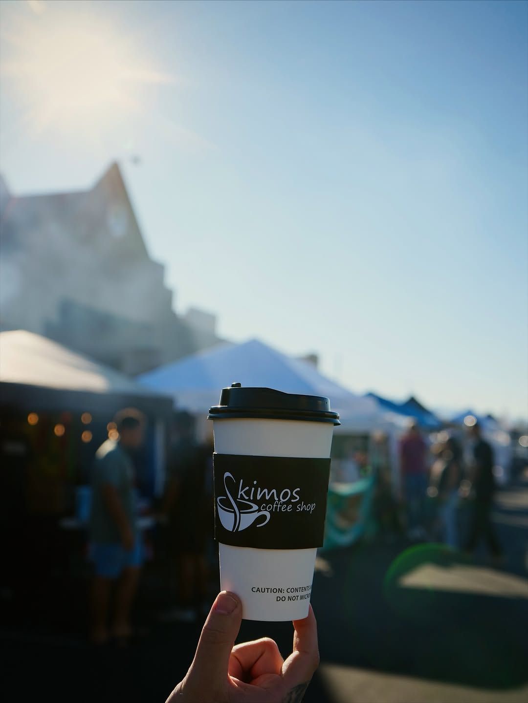 Skimos Coffee at Outdoor Event