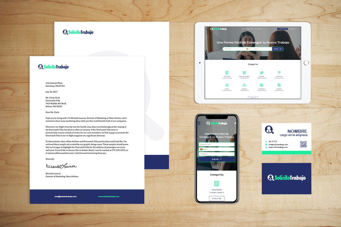 Solicito Trabajo — Job Platform Identity