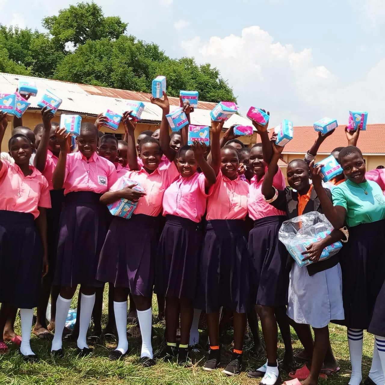 Girls and women celebrating with Lucky Girl Pads