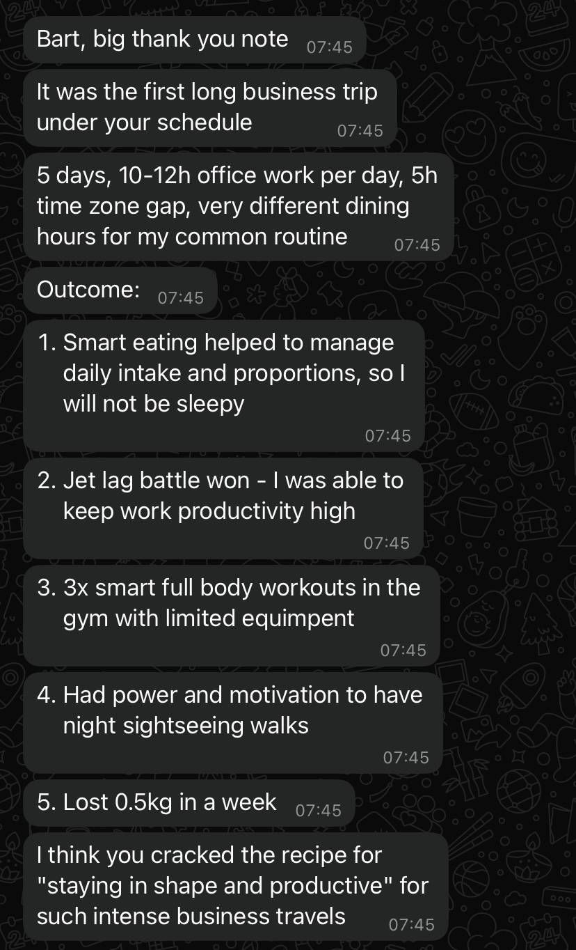 Client testimonial direct message 2