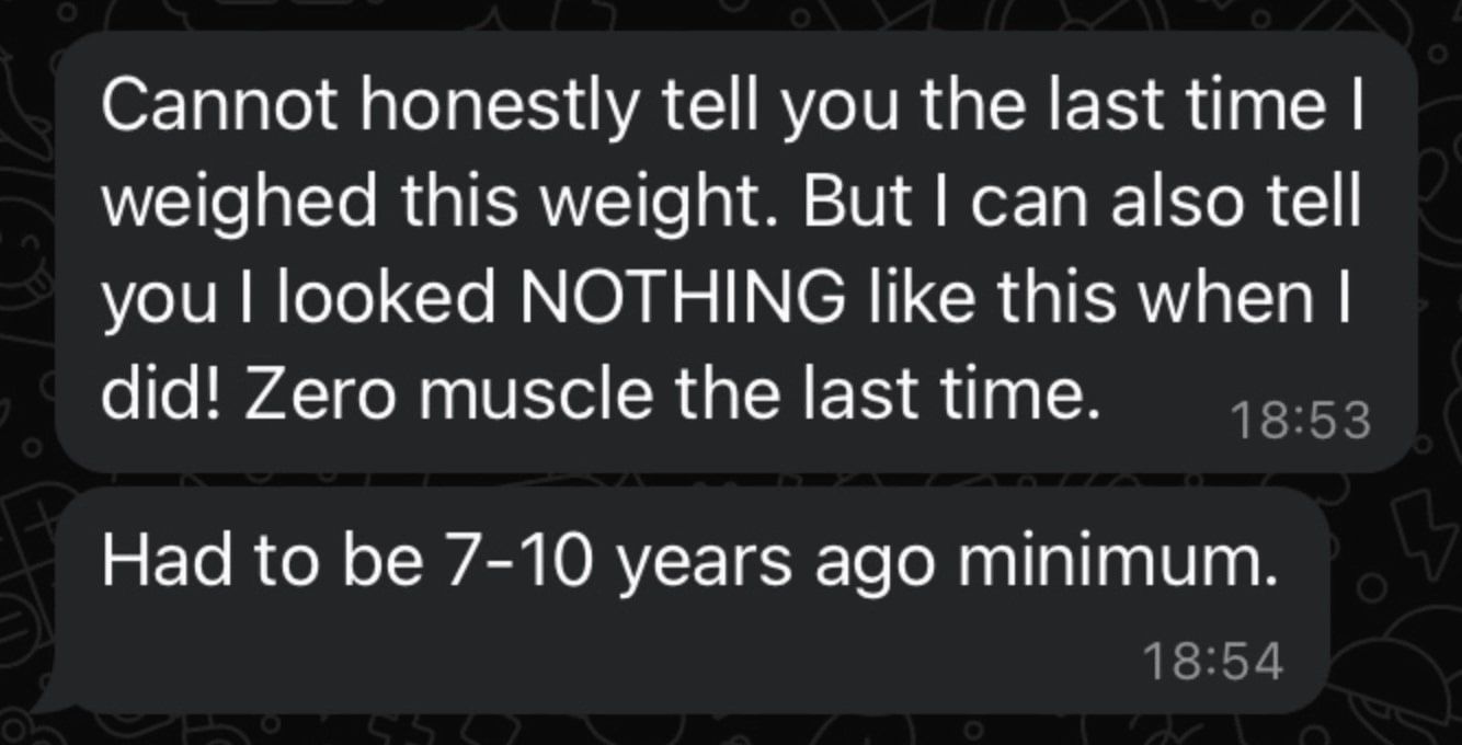 Client testimonial direct message 3