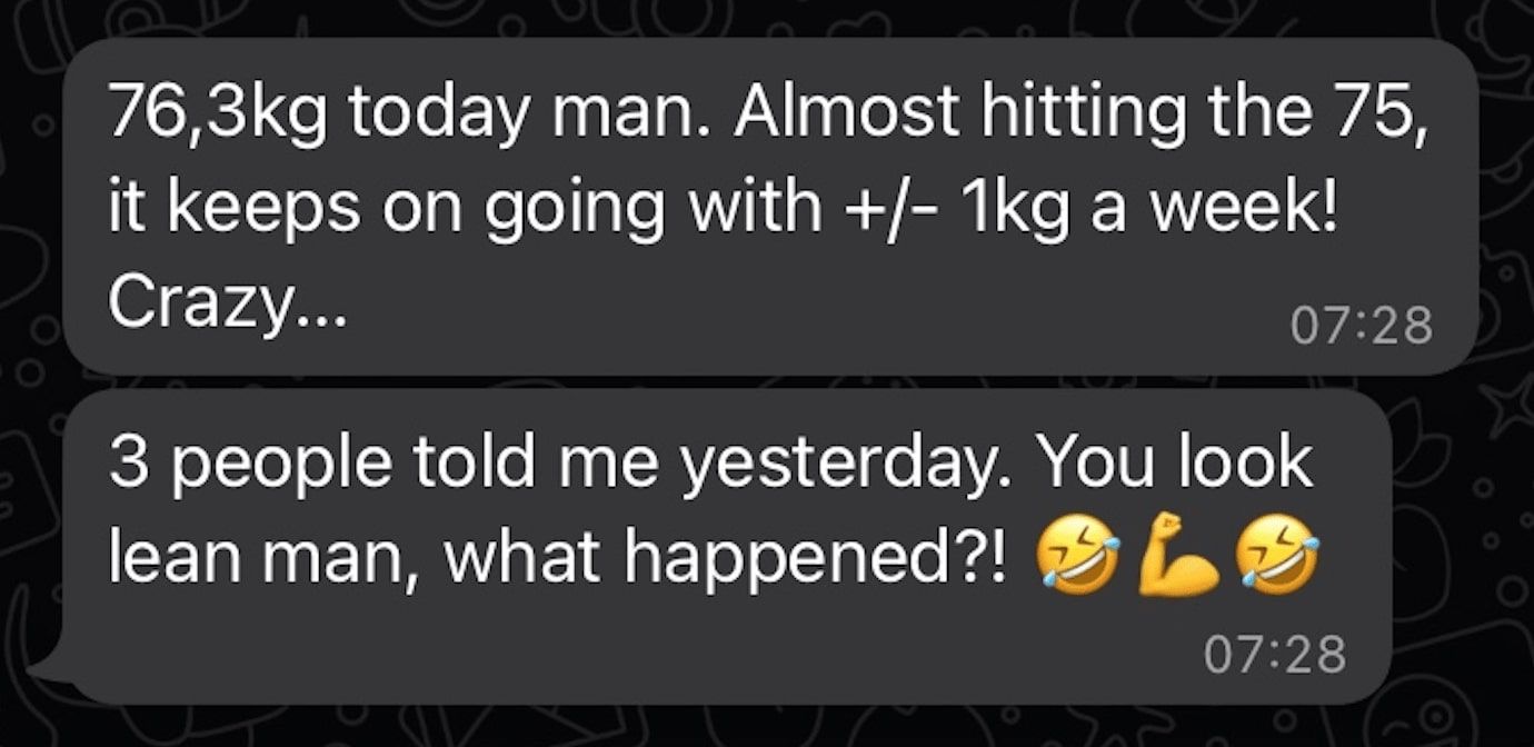 Client testimonial direct message 14