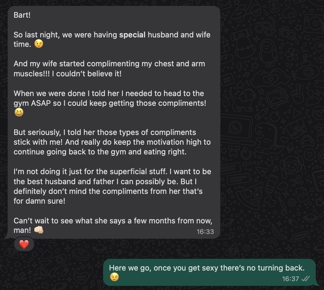 Client testimonial direct message 17