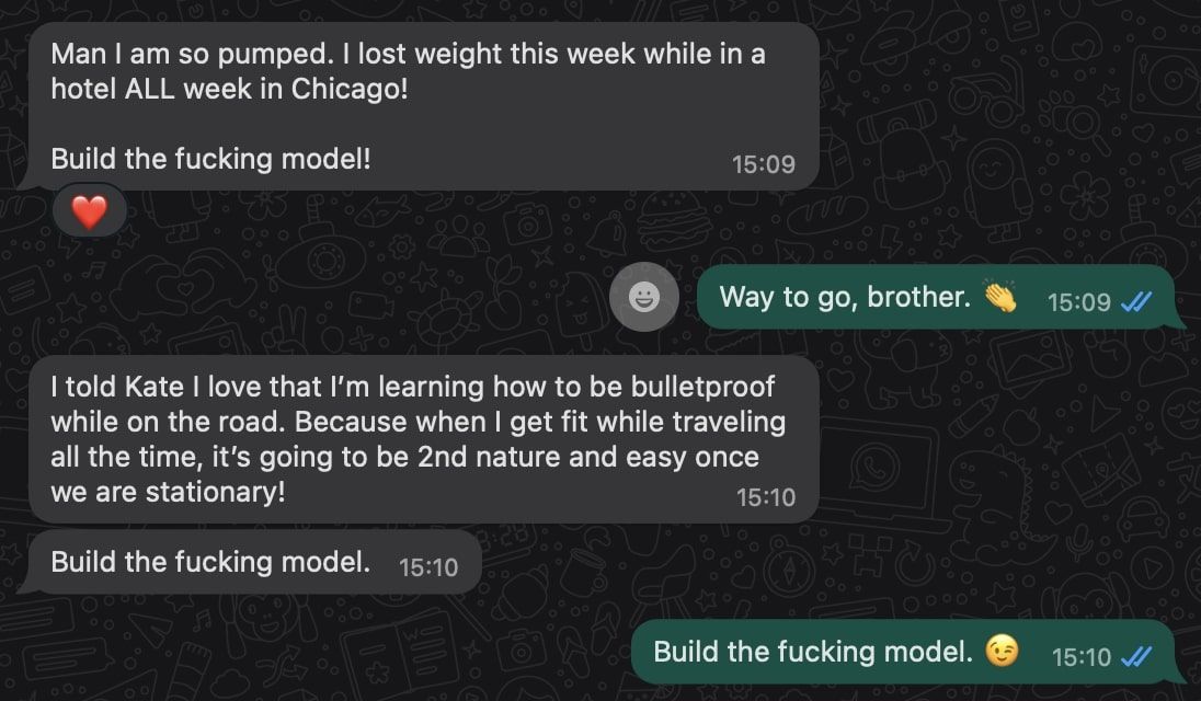 Client testimonial direct message 18