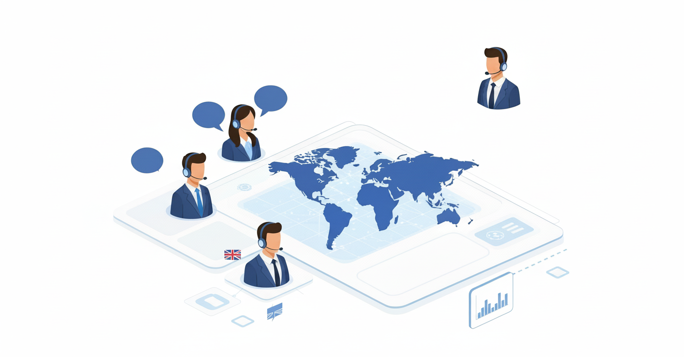 Global customer support network