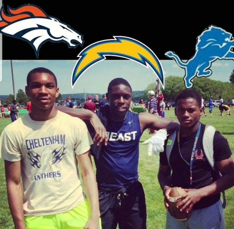Mark Webb, Nasir Adderley, and D'Andre Swift - NFL Players trained by SwiftFit215